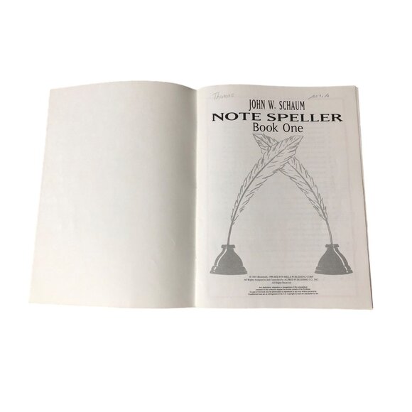 John W. Schaum Note Speller Book One Piano Course By Alfred Publishing - Picture 5 of 9